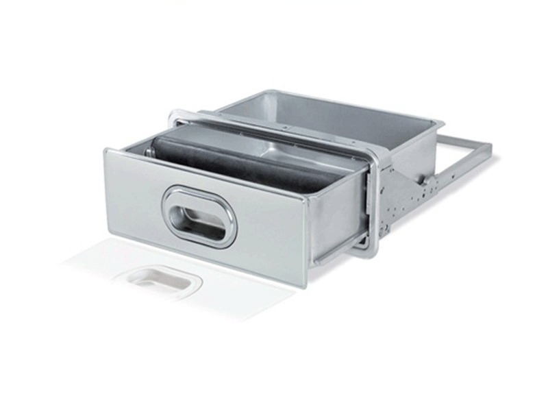 ART. 3074 PRIOLINOX SERIE 3000 CASSETTO FONDI CAFFE’ CM. 35 X 13